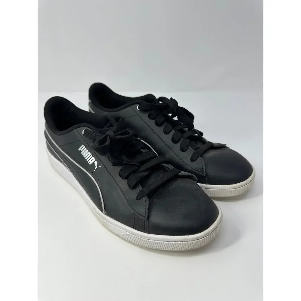 PUMA Vikky V2 Optimal Comfort Leather Women’s Sneakers Size 10 (Foam+ Insole)